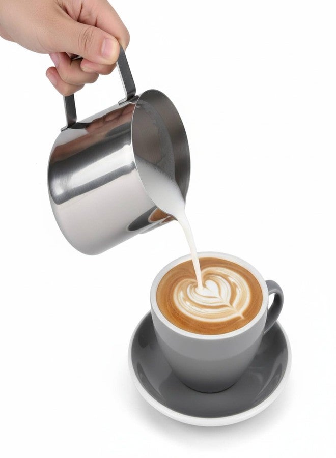 FINALITY Frothing Pitcher Mikey Store 10 Oz, 300 ml Stainless Steel Milk Pot | Set of 1 Piece - Image 4