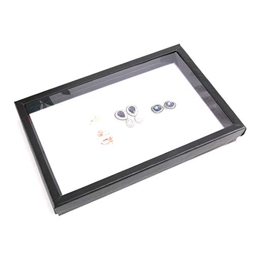 ZLY Jewelry Rings Display Tray Velvet 100 Slot Case Box Jewelry Storage Box - Image 3