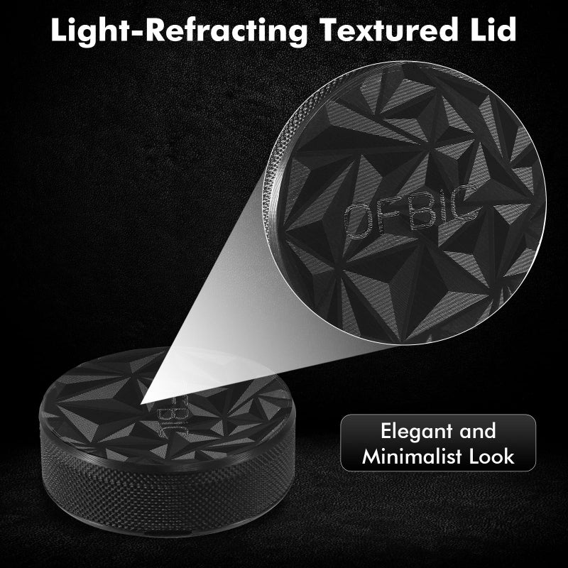 OFBIC Pouch Container with Divider and Magnetic Lid, Plastic Container & Can Compatible with ZYN/NZE/Alpha, Lightweight Pill Box, Comes with Sun Visor Clip (Magnetic Lid-Light Refracting) - Image 3