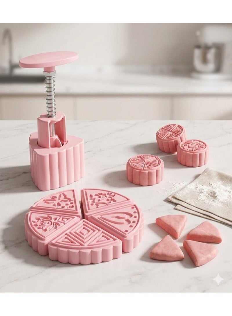 Spring-Loaded Kahk and Maamoul Press – High-quality tool for shaping Kahk, Maamoul, and biscuits. - Image 1