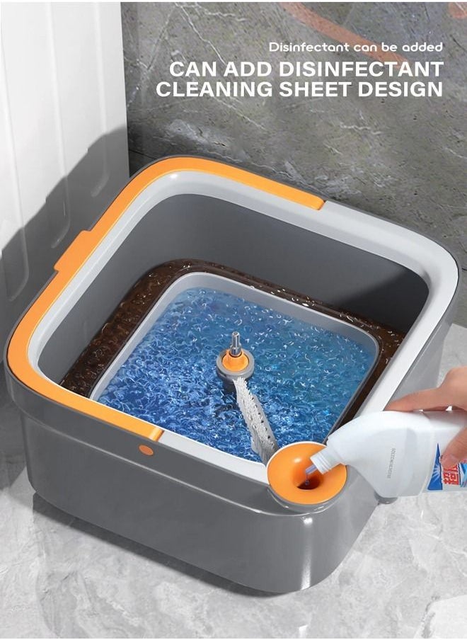 Cady One Floor Mop With Handle And Removable Microfiber Bucket  - Image 4
