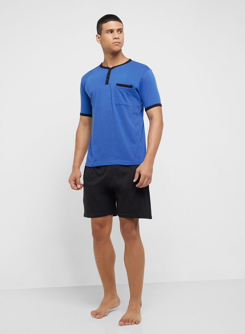 Seventy Five Nightwear T-Shirt & Shorts Set  - Image 1