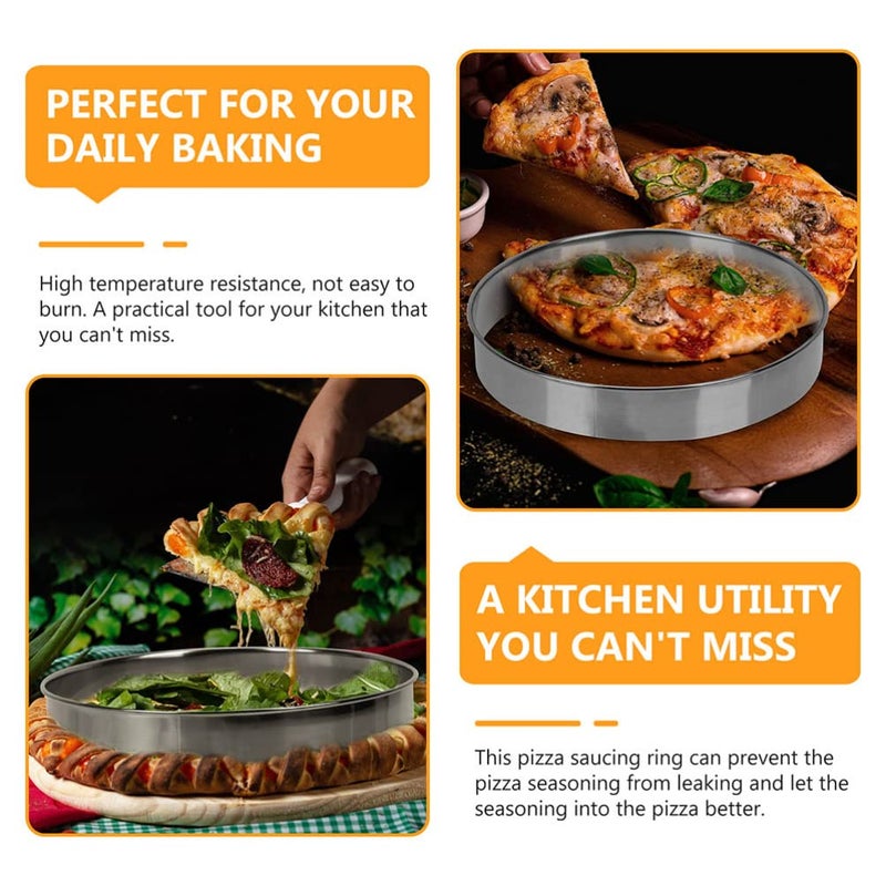 Reusable Pizza Pastry Mold For Baking Seasoning Cakes Mousse Muffins And Burgers - Image 3