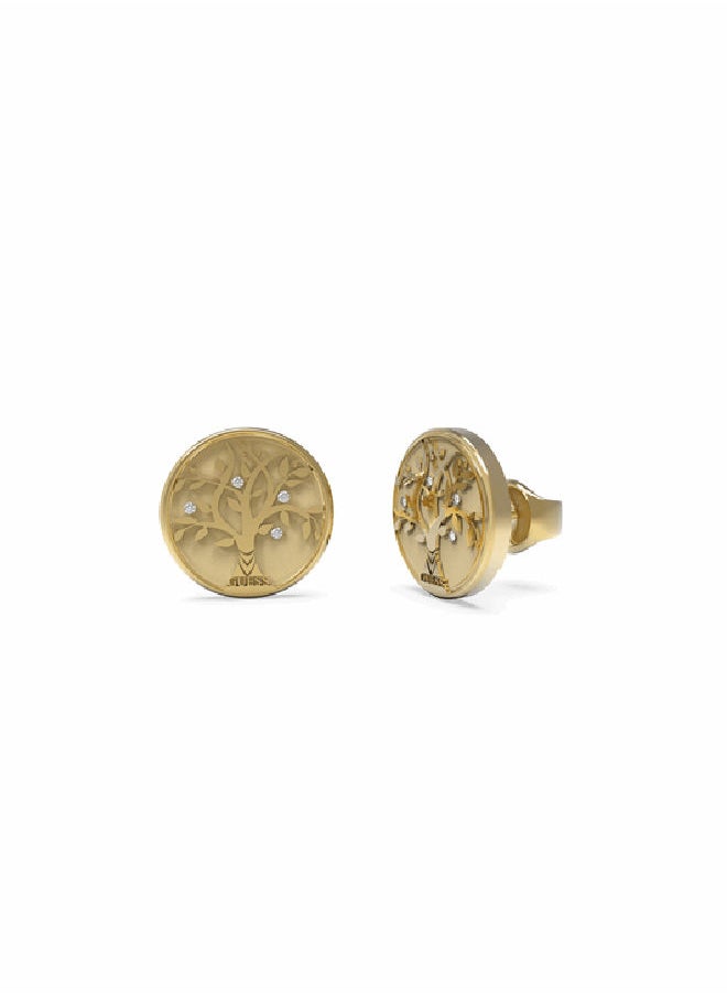 GUESS - Tree of Life Coin Earring - Image 1