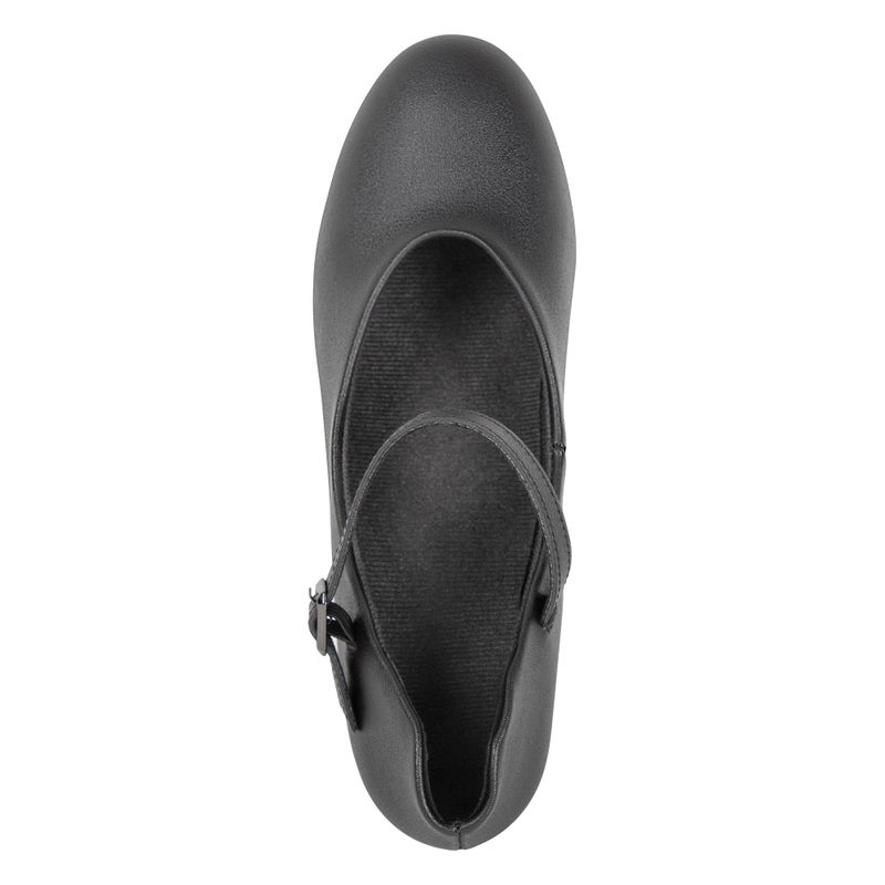 Dynadans Women's Character Shoe Ankle Strap 1.5'' Latin Dance Shoes Black 7.5 - Image 2