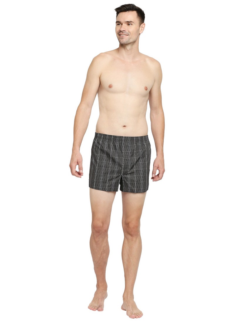 BYC Men's Printed Boxer - Black  - Image 2