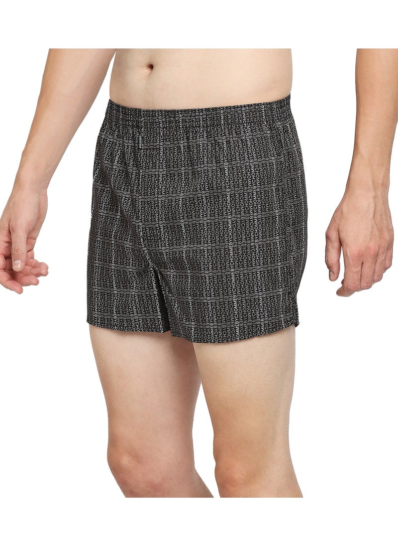 BYC Men's Printed Boxer - Black  - Image 3