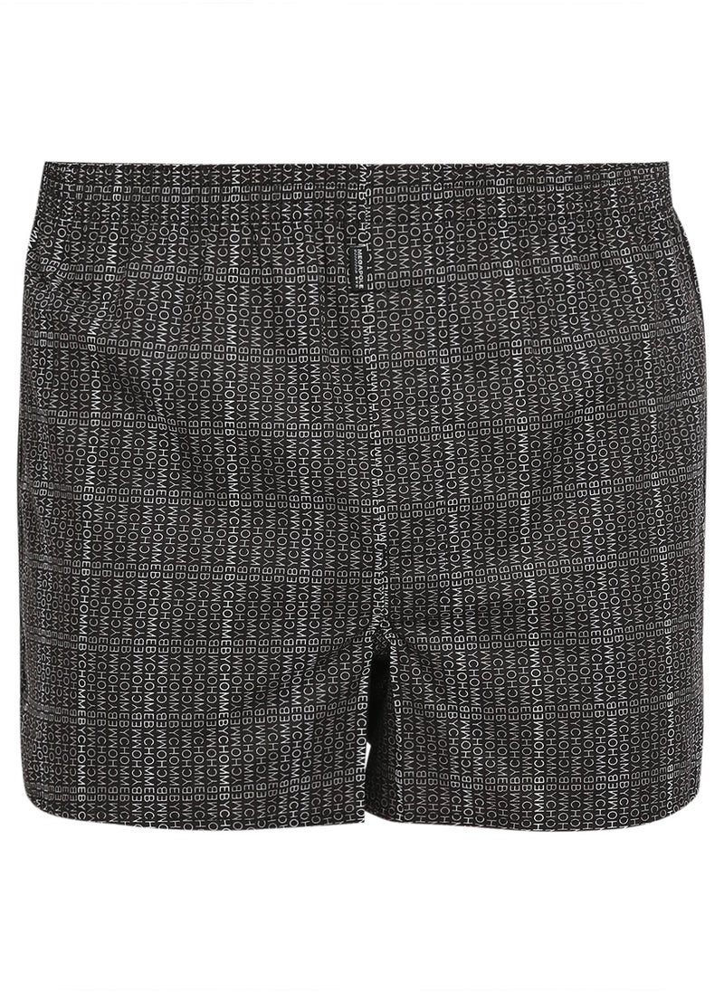 BYC Men's Printed Boxer - Black  - Image 5