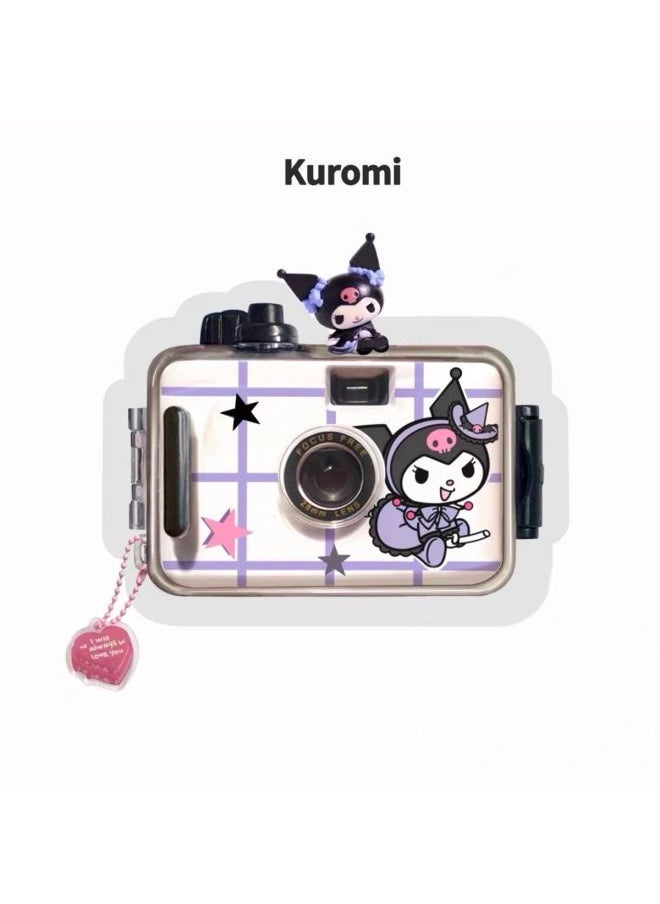 Generic Birthday Gift For Girls Non-Polaroid Camera For Girlfriend Heart-breaking Gift For Girlfriends Practical Women's Day-Body Color:Perspective Black And White Camera +8 Color Film + Waterproof Shell  - Image 2