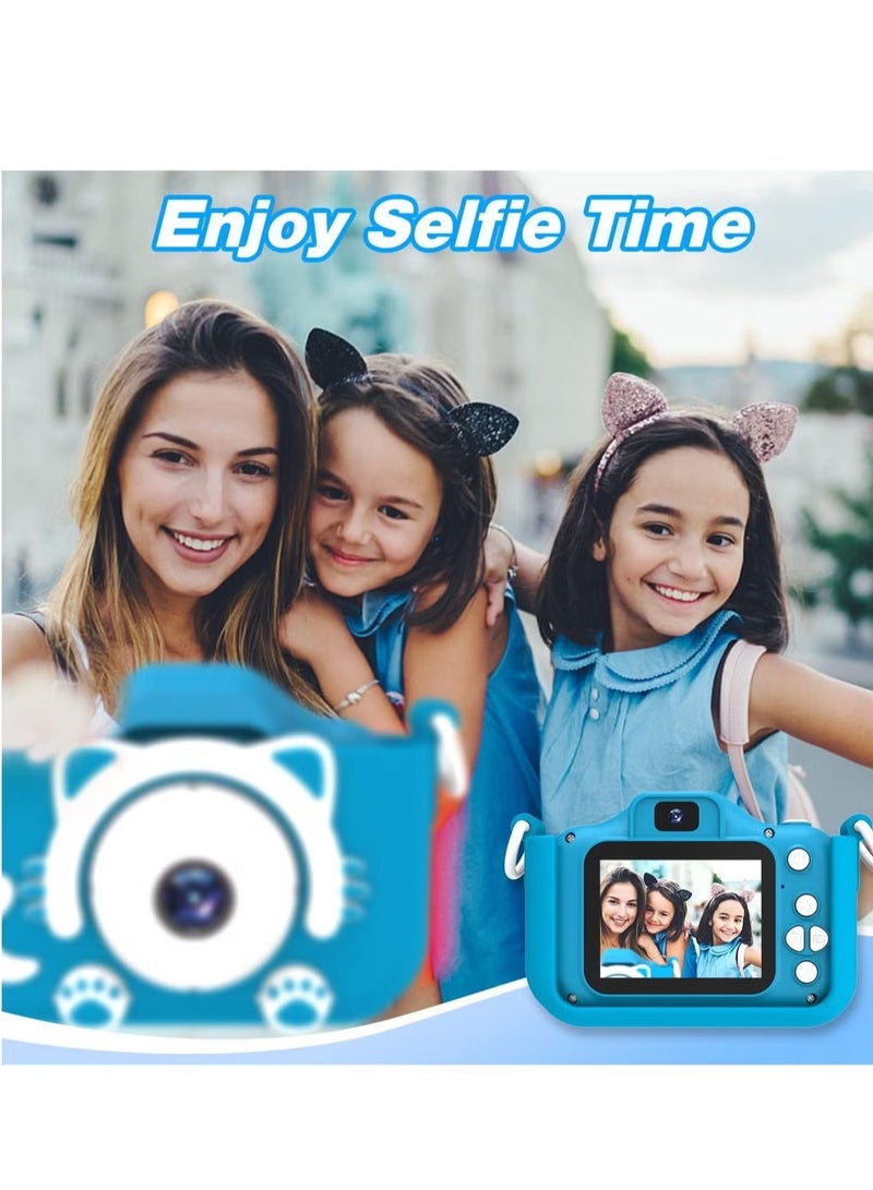 ELTRAZONE Kids Digital Camera for Boys Ages 3-8 – Fun Cartoon Silicone Cover, HD Screen, Rechargeable Video Camcorder, Easy-to-Use for Learning & Play, Perfect Birthday & Christmas Gift – 32GB SD Card Included - Image 4