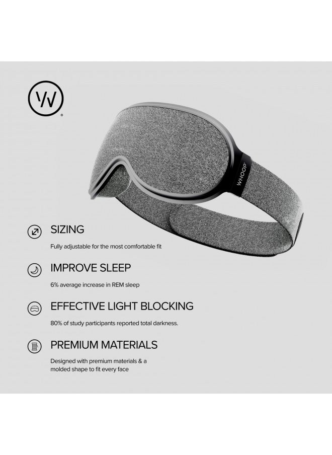 WHOOP - Whoop Ultra-Comfortable Sleep Mask, Adjustable for Best Fit, Boosts Time in REM Sleep - Image 1