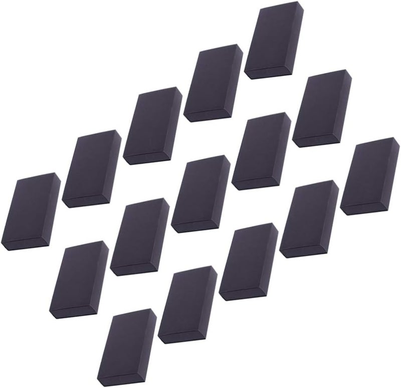 كلاراكو علب ورق كرافت من كلاركو، 20 قطعة، علب صابون مصنوعة يدويًا، علب هدايا مجوهرات، علب حلوى هدايا صغيرة، علب هدايا حفلات، ورق أسود XL - Image 3