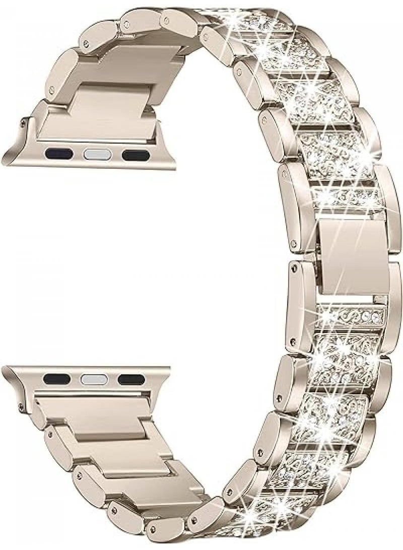Y&D For Apple Watch 38/40/41mm Full Diamond Zinc Alloy Strap - Image 1
