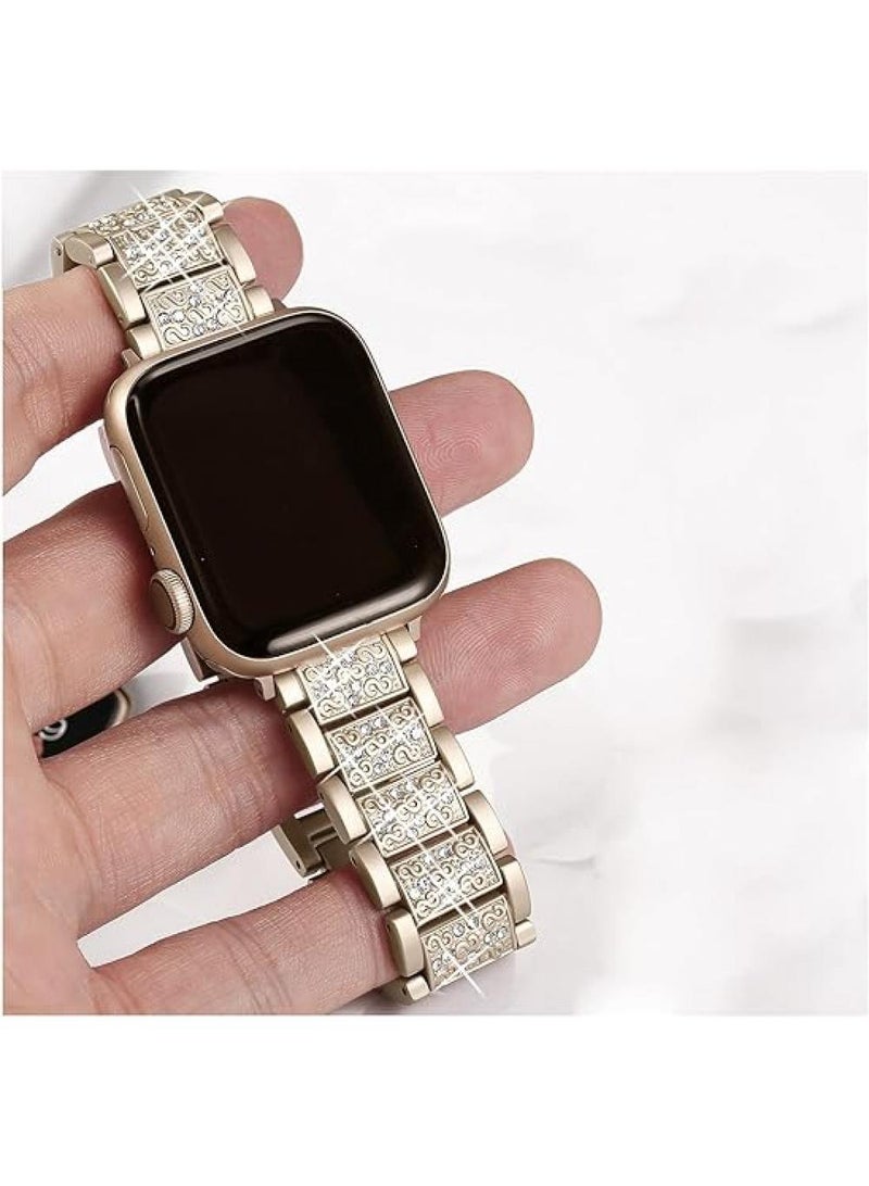 Y&D For Apple Watch 38/40/41mm Full Diamond Zinc Alloy Strap - Image 4