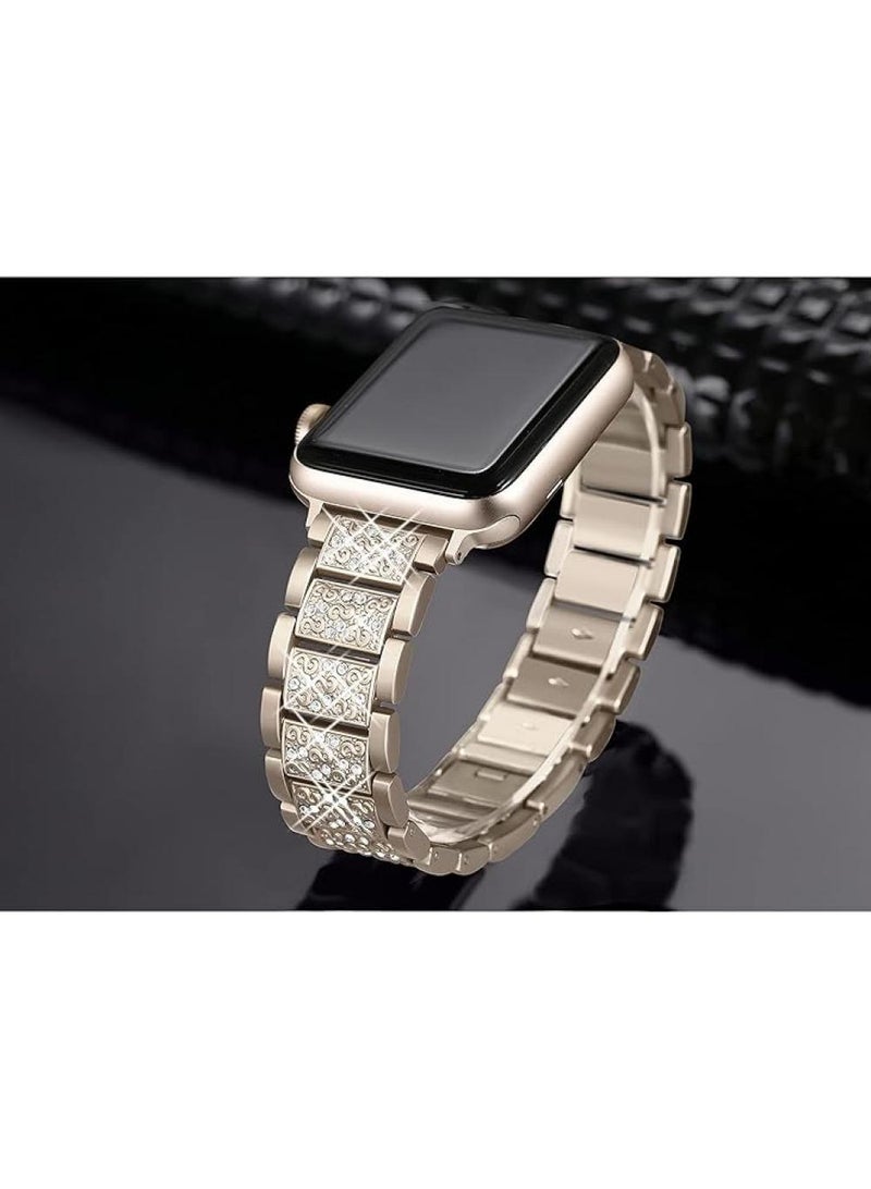 Y&D For Apple Watch 38/40/41mm Full Diamond Zinc Alloy Strap - Image 5