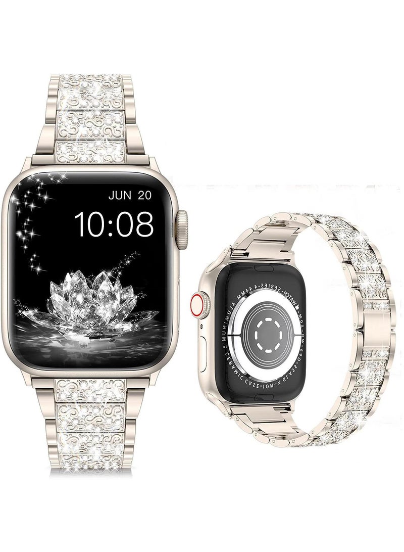 Y&D For Apple Watch 38/40/41mm Full Diamond Zinc Alloy Strap - Image 2