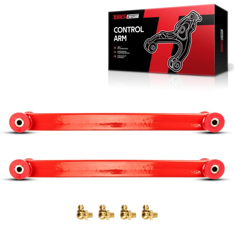 Torchbeam 2pcs Rear Lower Control Arms Front Suspension Kit Fit for Suburban 1500 2500 Tahoe Yukon Avalanche Escalade 20002006 H2 20002009 Replace for GMSUV0006202