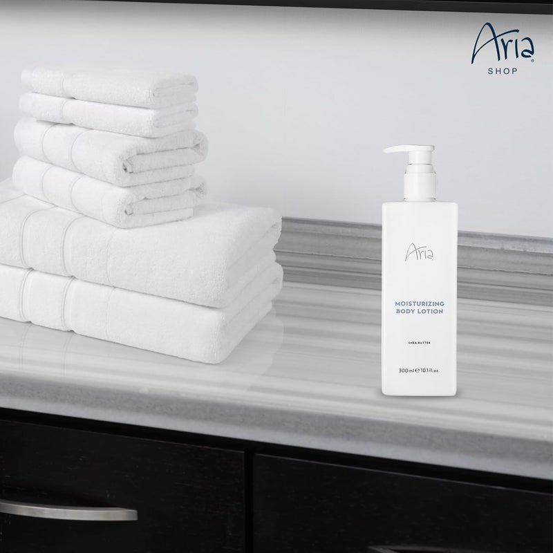 Aria Moisturizing Body Lotion Hydrating Shea Butter Scented with Cedarwood Green Mandarin Lavender Vegas Hotel Body Lotion 10 oz - Image 3