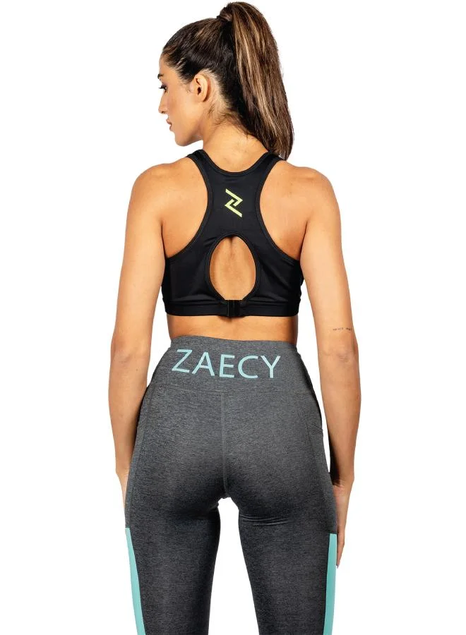 ZAECY Women's High-Support Padded Sports Bra