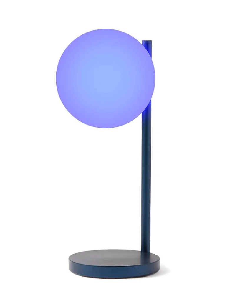 LEXON Bubble Desk Lamp With Built In Wireless Charger + 7 Lighting Colors And Touch Control