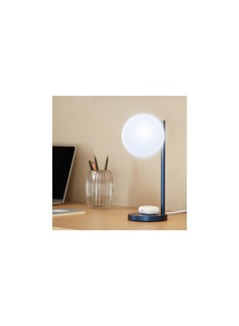LEXON Bubble Desk Lamp With Built In Wireless Charger + 7 Lighting Colors And Touch Control - Image 3