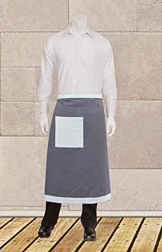 Dekor World Premium Cotton Colour Bonanza Bistro Free Size Kitchen Apron (Pack of 1) 50x60cm for Unisex - Image 5