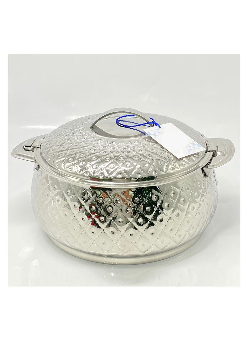 ماركة غير محددة - حافظة طعام حرارية فاخرة تحفظ الحرارة و البرودة(قطعة واحده ) فضي . - Image 1