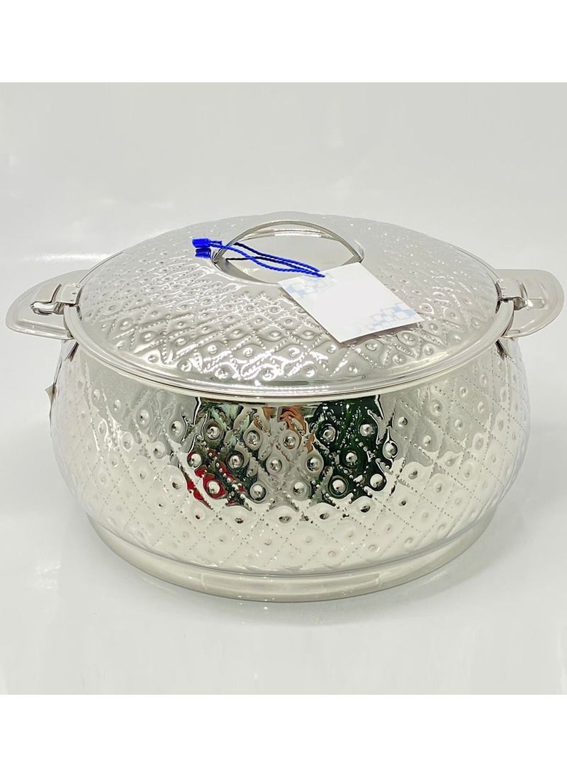 ماركة غير محددة - حافظة طعام حرارية فاخرة تحفظ الحرارة و البرودة(قطعة واحده ) فضي . - Image 1