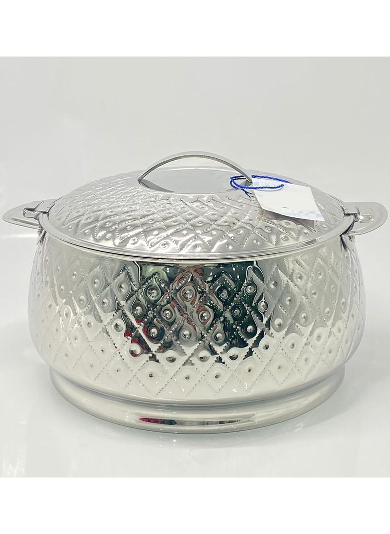 ماركة غير محددة - حافظة طعام حرارية فاخرة تحفظ الحرارة و البرودة(قطعة واحده ) فضي . - Image 1