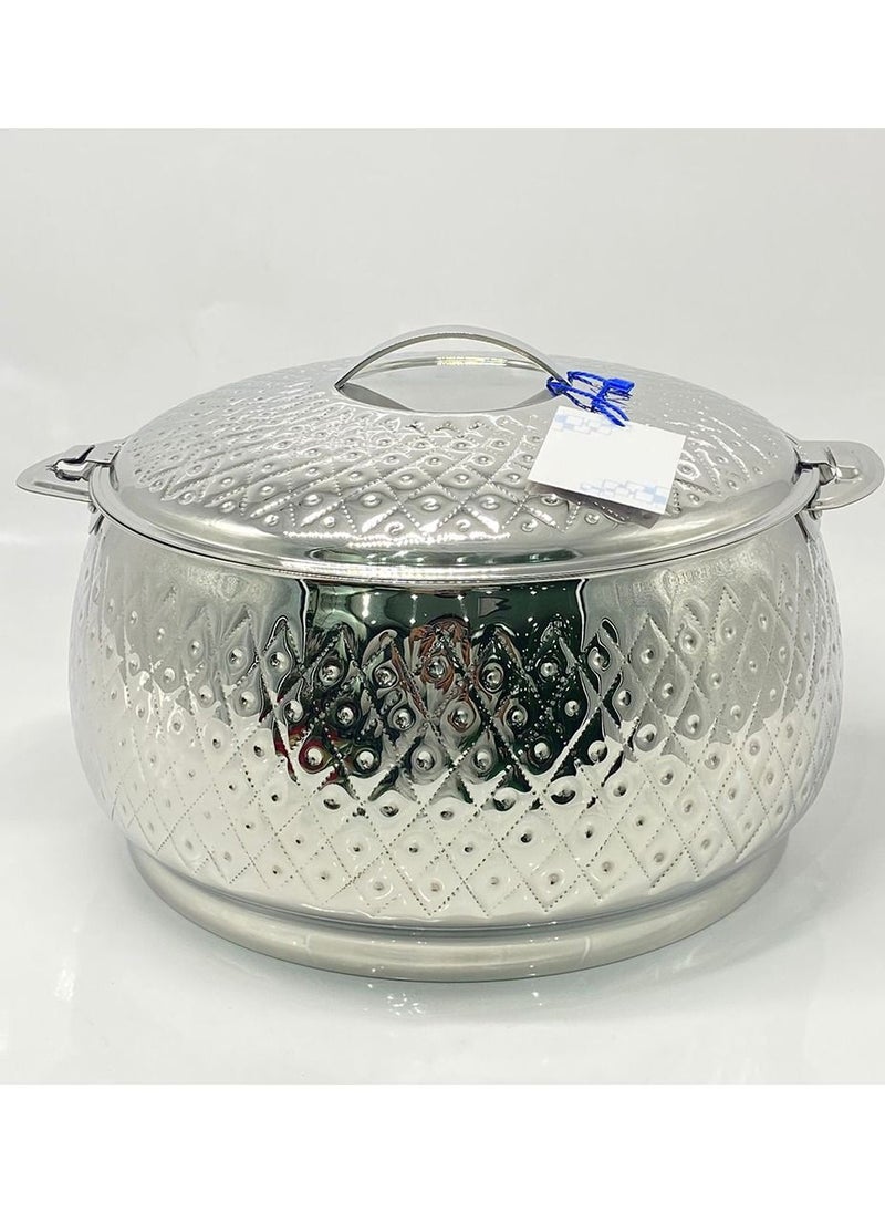ماركة غير محددة - حافظة طعام حرارية فاخرة تحفظ الحرارة و البرودة(قطعة واحده ) فضي . - Image 1
