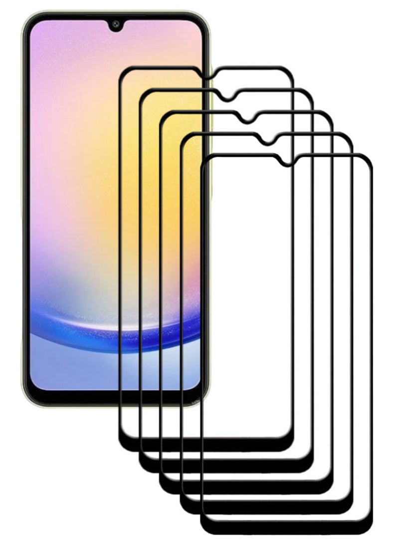 أكاليكس 5 قطع، حماية شاشة، لهاتف سامسونج جالاكسي A25، جودة ممتازة. - Image 1