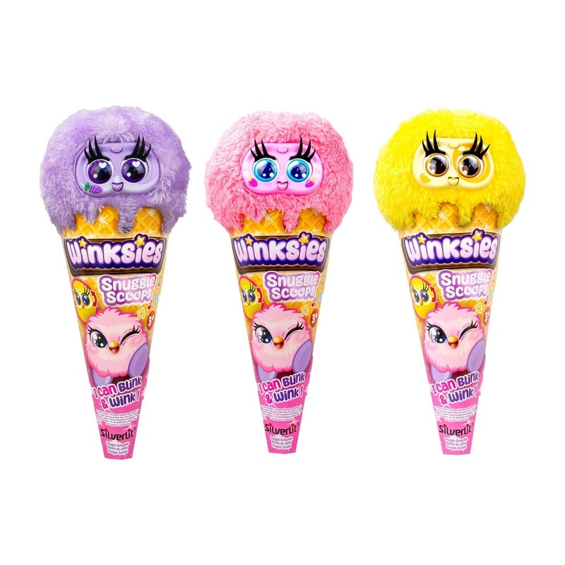 Silverlit - Winksies Snuggle Scoops Interactive Plush Toy Assorted 9 cm (One will Sent) - 89016 - Image 2