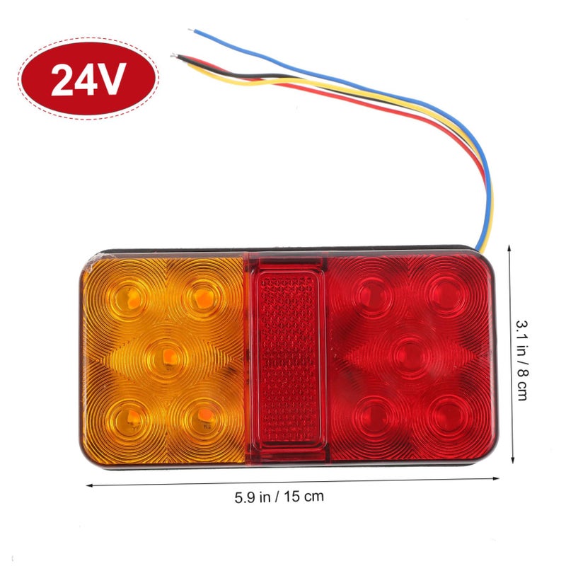 Truck Trailer Marker Lights Kit Impact Resistant Red LED Car Bed Lights - Image 3