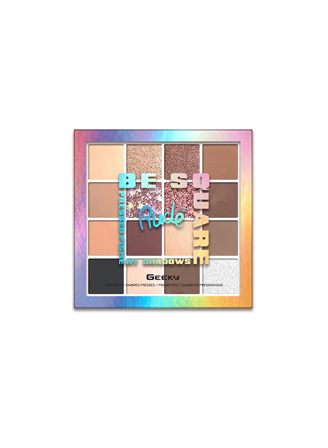 روود Be Square Pressed Pigments & Shadows  - Geeky