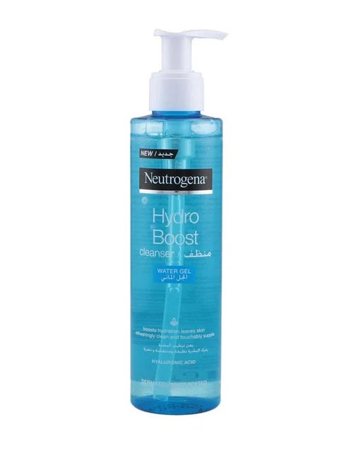Neutrogena Cleansing Water Gel Hydro Boost Normal To Dry Skin Blue 200ML