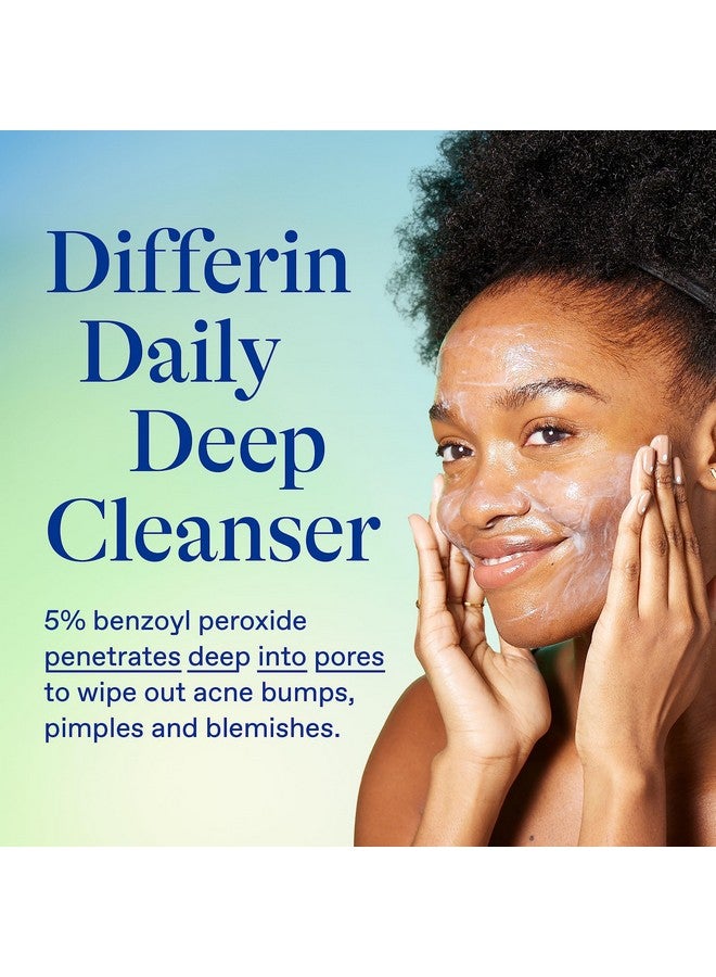 ديفرين مجموعة العناية بالبشرة المصابة بحب الشباب، جل ديفرين لعلاج حب الشباب بالريتينويد للوجه مع 0.1% أدابالين و5% بنزويل بيروكسيد، غسول للوجه وغسول للجسم، مصمم للبشرة المعرضة لحب الشباب والبثور - Image 2