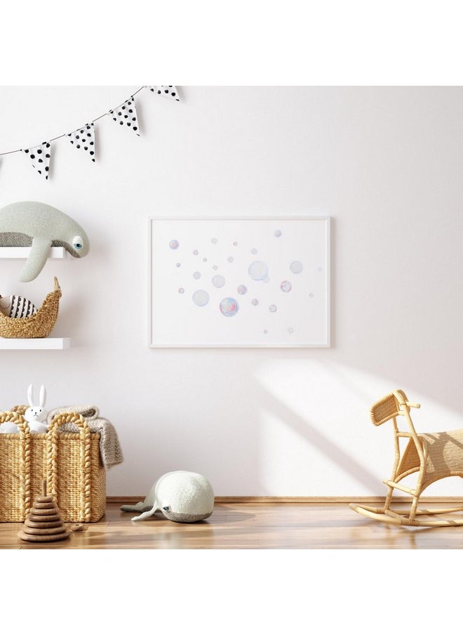 Vosarea - VOSAREA Bubble Wall Decals Ocean Bathroom Sticker Under The Sea Wall Art Decor Vinyl Bubble DIY Mermaid Background Mural for Laundry Bedroom Living Room - Image 1