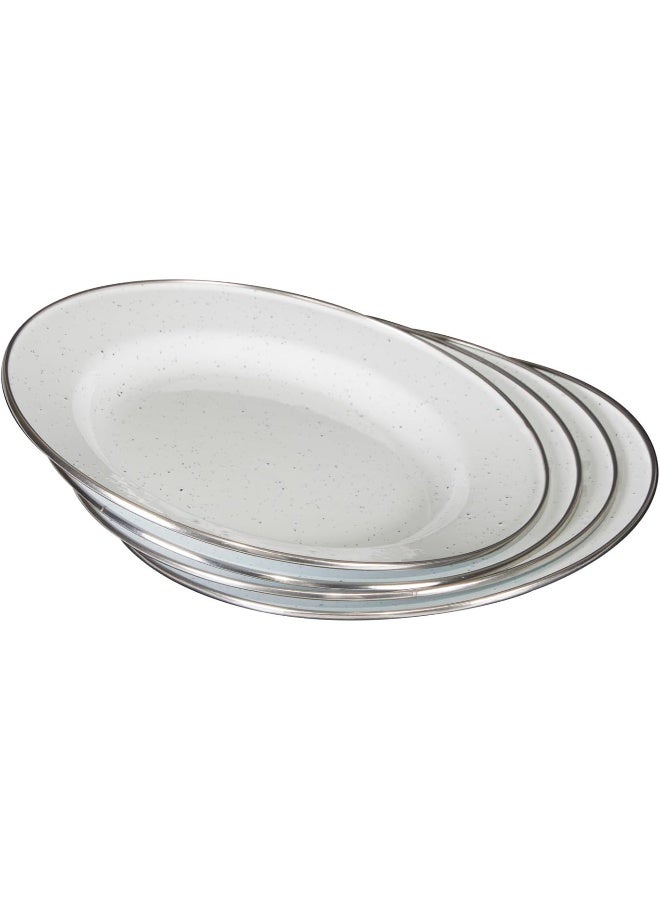 Stansport Deluxe 24Piece Enamel Tableware Set  White 1122003 - Image 2