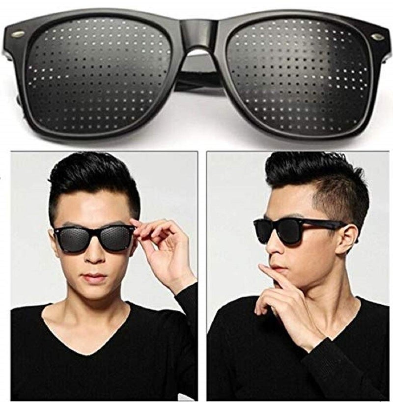 Digital Shoppy Anti-myopia Pinhole Glasses women men Pin hole Sunglasses Eye Exercise Eyesight Improve Natural Healing Vision Care - Image 3