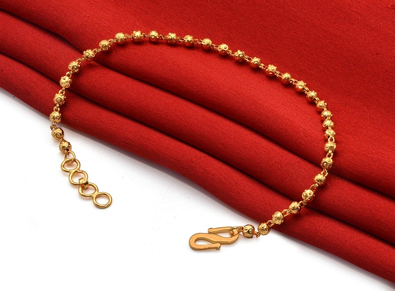 JHB GOLD PLATED ATTRACTIVE FASHION JEWELLERY BEADS BRACELETS FOR WOMEN'S AND GIRL'S - Image 2
