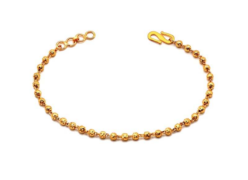 JHB GOLD PLATED ATTRACTIVE FASHION JEWELLERY BEADS BRACELETS FOR WOMEN'S AND GIRL'S - Image 1