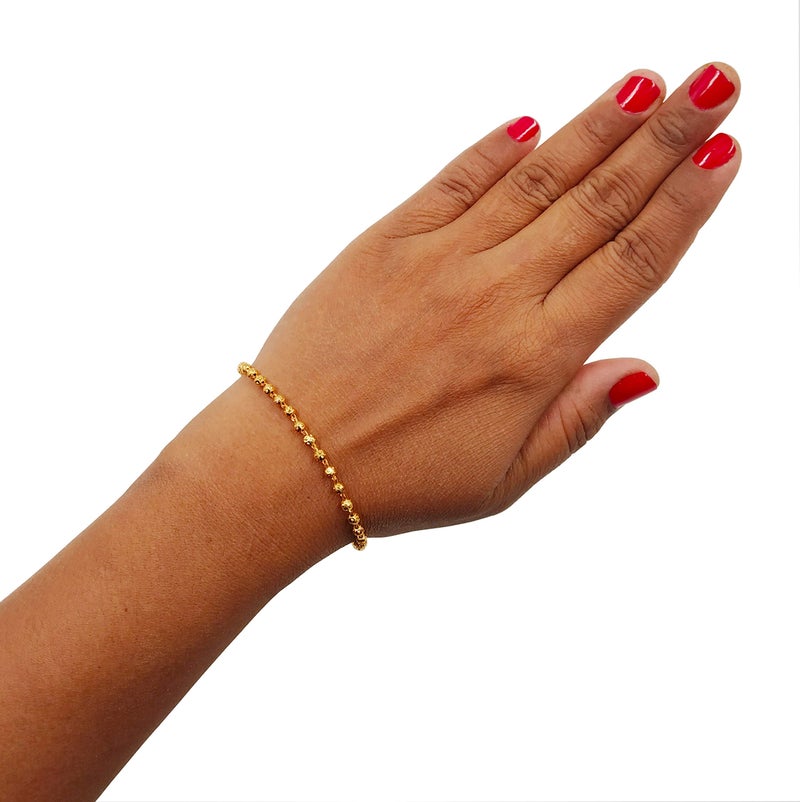JHB GOLD PLATED ATTRACTIVE FASHION JEWELLERY BEADS BRACELETS FOR WOMEN'S AND GIRL'S - Image 3