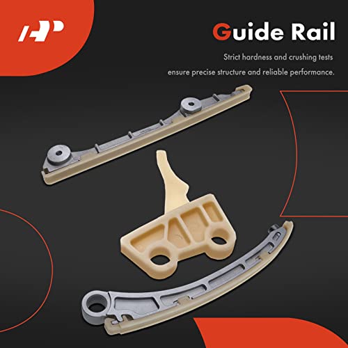 A-Premium Set of 9PCS Engine Timing Chain Kit W/Tensioner & Guide & Sprocket [fits DOHC, 4Cyl 2.0L 2.2L] Compatible with Honda S2000 2000 2001 2002 2003 [2.0L] & S2000 2004 2005 2006 2007 2009 [2.2L] - Image 3