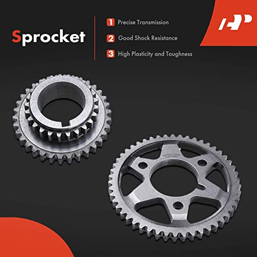 A-Premium Set of 9PCS Engine Timing Chain Kit W/Tensioner & Guide & Sprocket [fits DOHC, 4Cyl 2.0L 2.2L] Compatible with Honda S2000 2000 2001 2002 2003 [2.0L] & S2000 2004 2005 2006 2007 2009 [2.2L] - Image 5