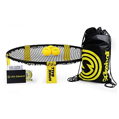 Spikeball مجموعة لعبة سبايك بول الأصلية 3 كرات، تشمل 3 كرات، شبكة، وحقيبة - Image 1