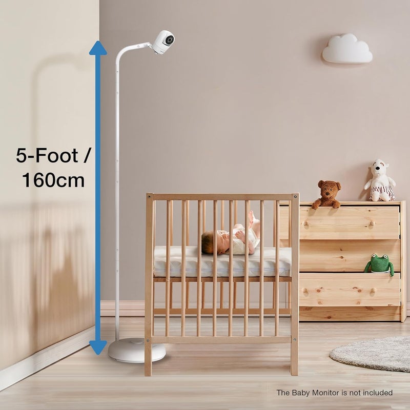 VTech Baby Monitor Floor Stand Compatible with Most VTech Baby Monitor, Baby Camera Stand Mount, Safety for Nursery - Image 4