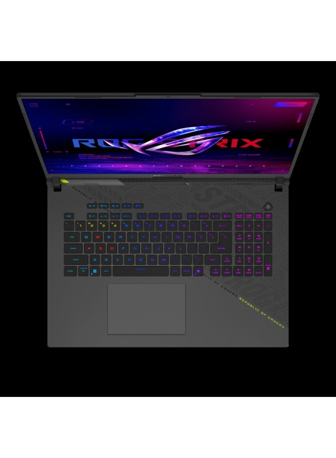 ASUS ROG Strix G18 Gaming Laptop With 18 Inch WQXGA 240Hz Display,Intel Core Ultra 9 275HX Processor/ 32GB RAM DDR5 DDR5/ 1TB SSD/ 8GB Nvidia GeForce RTX 5060 Graphics/ Windows 11 Home/ English Eclipse Grey - Image 4