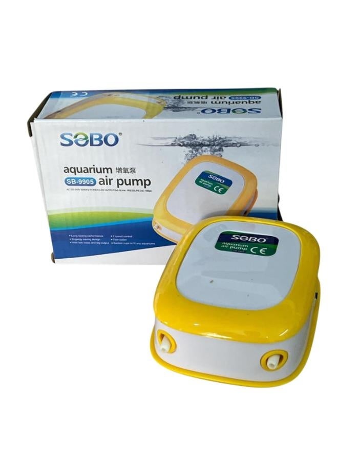 سوبو مضخة هواء لحوض الأسماك من SOBO – (SB-9903 / SB-9905) - Image 4