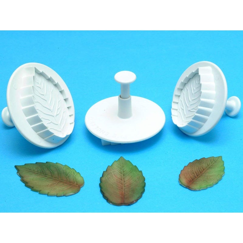 PME Plunger Cutters, Veined Rose Leaf - Image 1