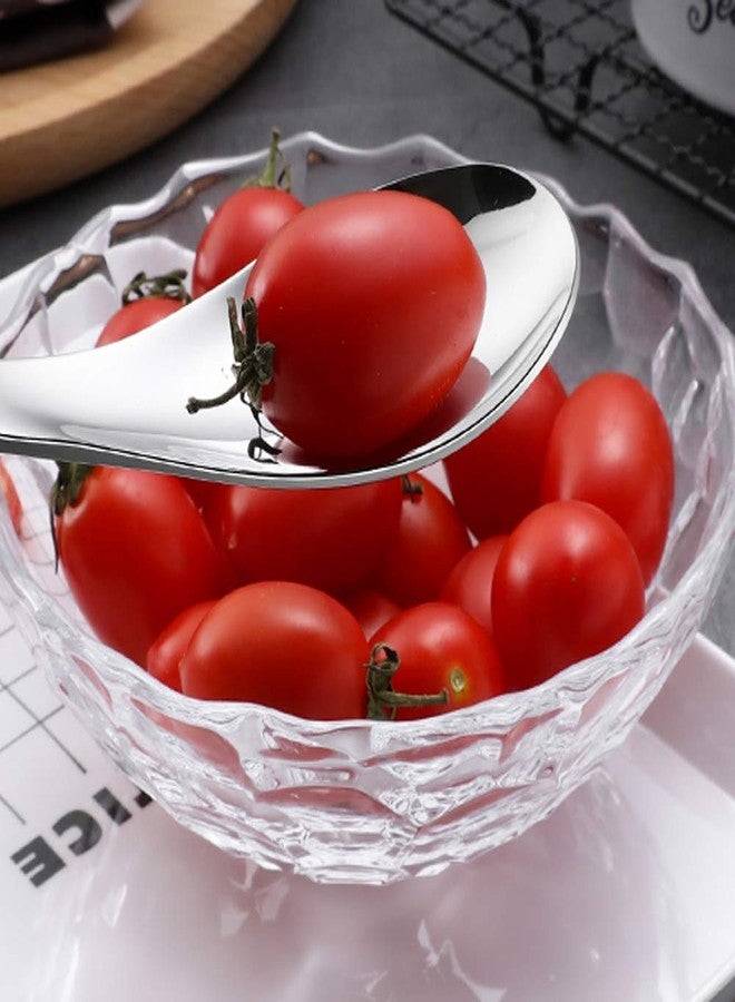 ERCRYSTO Stainless Steel Soup and Coffee Spoons, Light Weight and Small Size - Perfect for Toddlers and Children (2PCS) - Image 5